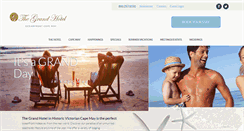Desktop Screenshot of grandhotelcapemay.com